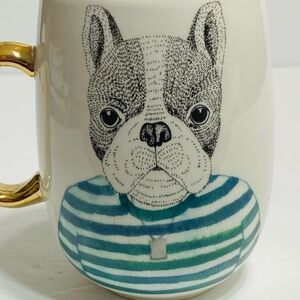 NWOT Pier 1 Imports French Bulldog Large Coffee Mug
